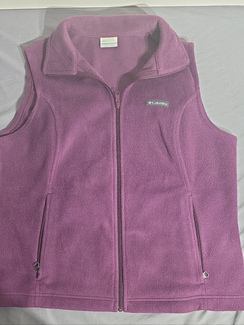 Columbia Plum Full-Zip Fleece Vest